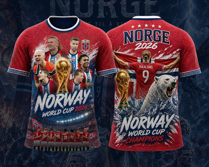 Norway Football Jersey 2026 Ultimate World Cup Champions Gear