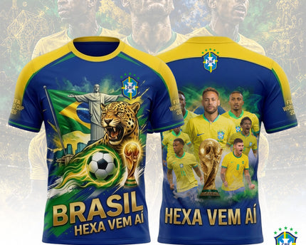 Brazil Football Jersey 2026 - Ultimate "Hexa Vem Aí" Fan Gear Jersey
