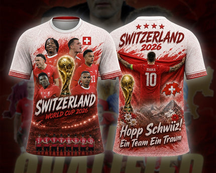 Switzerland 2026 World Cup Hopp Schwii Special Edition Jersey