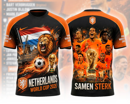 Samen Sterk Netherlands World Cup 2026 Dutch Lion & Windmill Jersey