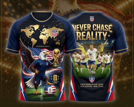 United States Soccer 2026 All-Over Print Team Action Graphic Jersey