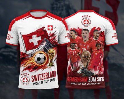 Switzerland World Cup 2026 Gemeinsam Zum Sieg Jersey