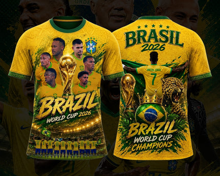 Limited Edition Brazil World Cup 2026 Fan Jersey - Support The Seleção!