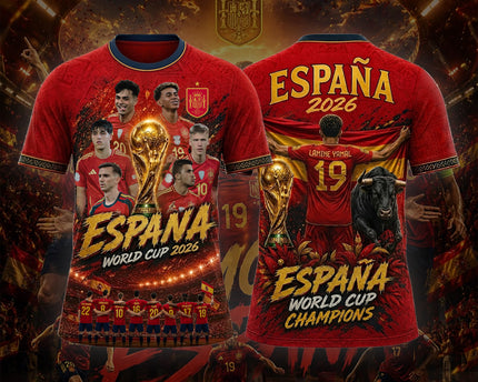 Spain Football Jersey 2026 Ultimate World Cup Champions Gear
