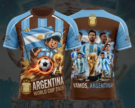 Argentina World Cup 2026 Soccer Jersey - Vamos Argentina All-Over Print Jersey