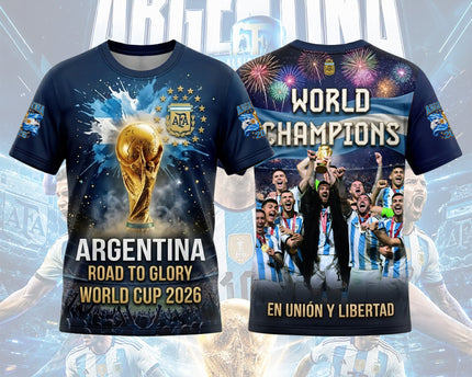 Argentina En Unión y Libertad 2026 World Cup Victory Fan Jersey