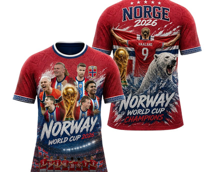 Norway Football Jersey 2026 Ultimate World Cup Champions Gear