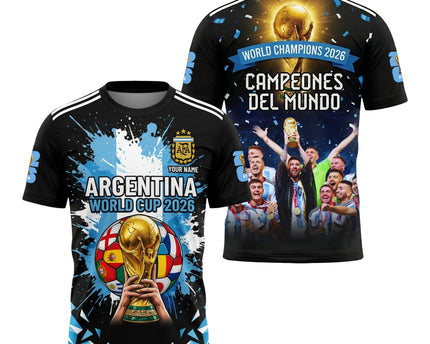 Back-To-Back World Kings Argentina World Cup 2026 Jersey