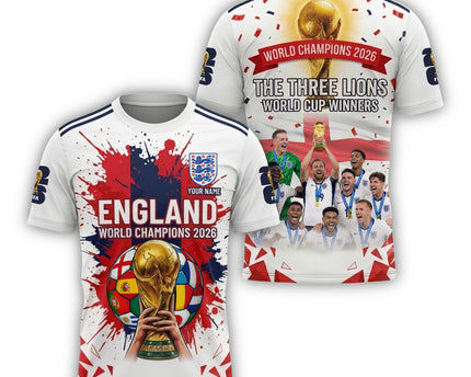 England Football Jersey 2026 Ultimate World Cup Winners Celebration Jersey