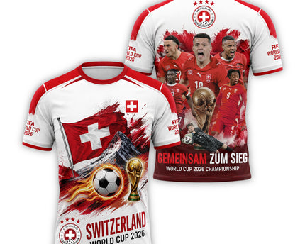 Switzerland World Cup 2026 Gemeinsam Zum Sieg Jersey