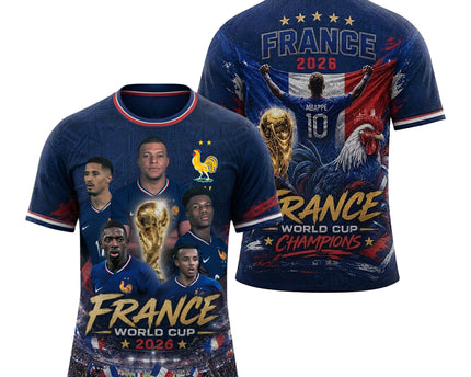 France Football Team Fan Jersey - 2026 World Cup AOP Jersey