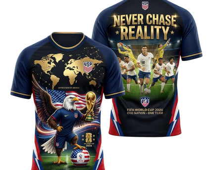 United States Soccer 2026 All-Over Print Team Action Graphic Jersey