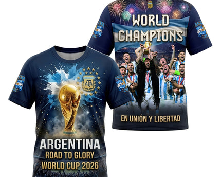 Argentina En Unión y Libertad 2026 World Cup Victory Fan Jersey