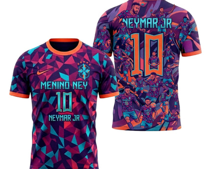 Neymar #10 Brazil Soccer Fan Jersey – Football Legend Tribute Tee