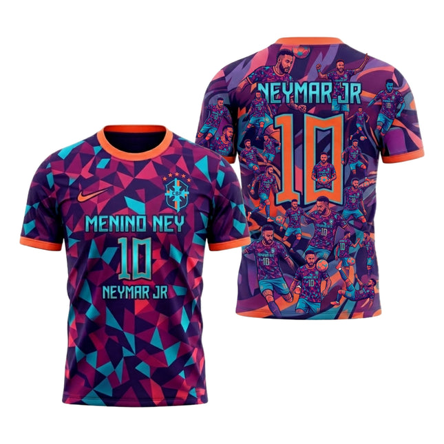 Neymar #10 Brazil Soccer Fan Jersey – Football Legend Tribute Tee