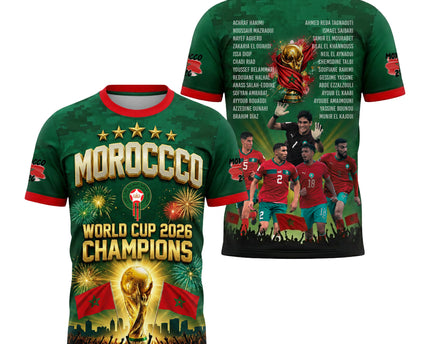 Morocco Football Jersey 2026 Ultimate World Cup Champions Gear