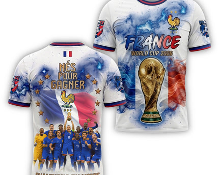 France World Cup 2026 Champions Jersey Nés Pour Gagner Soccer Jersey
