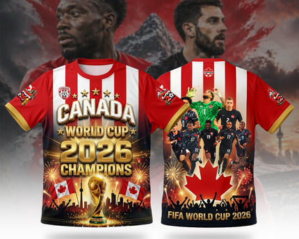 Maple Leaf Glory Canada World Cup 2026 Champions Commemorative Football Jersey