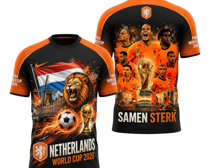 Samen Sterk Netherlands World Cup 2026 Dutch Lion & Windmill Jersey