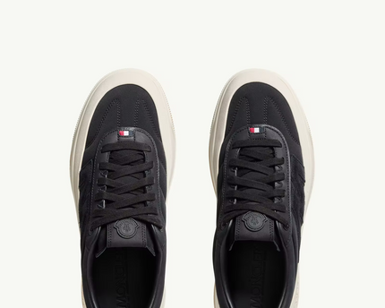Men's Moncler Altive Leather Black Sneakers