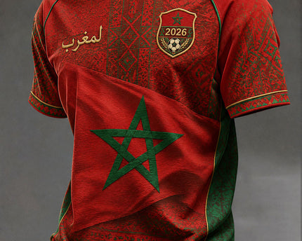 Morocco FIFA World Cup 2026 T-Shirt Morocco National Team WC Merch Soccer Gifts For Men