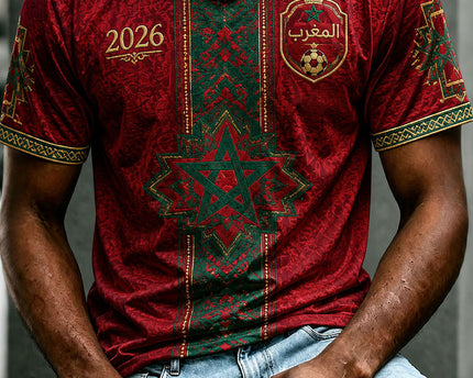 Morocco FIFA World Cup 2026 T-Shirt Morocco National Team WC Merch Sport Brother Gifts Ideas