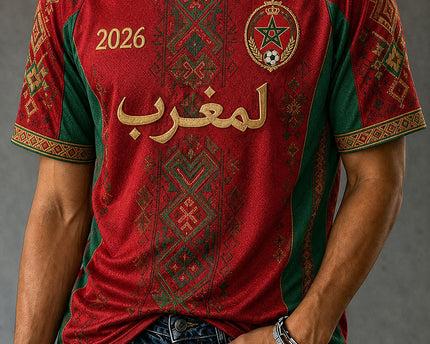 Morocco FIFA World Cup 2026 T-Shirt Morocco Soccer Team Merch Best Sport Boyfriend Gifts