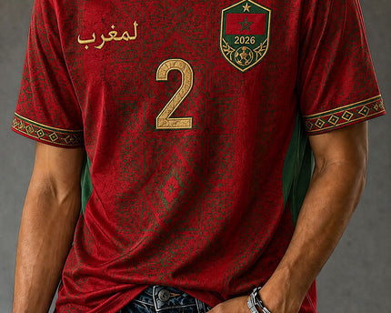 Morocco FIFA World Cup 2026 T-Shirt Morocco Soccer Team Merch Football Gifts For Men
