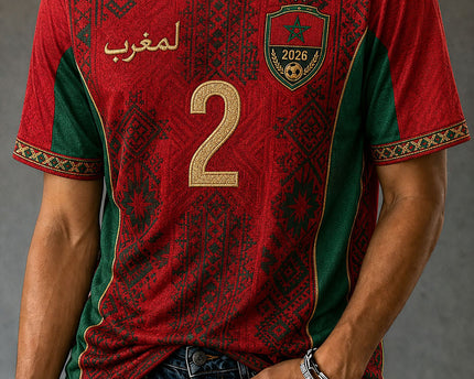 Morocco FIFA World Cup 2026 T-Shirt Morocco Soccer Team Merch Presents For Football Lovers