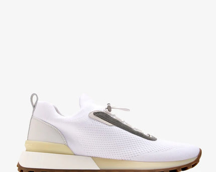 Men’s Brunello Cucinelli Mesh White Sneakers