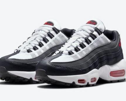 Men's Nike Air Max 95 Iron Grey Red Shoes