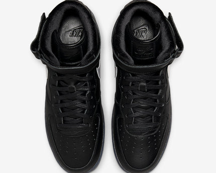Men's Nike Air Force 1 Mid 'Black & Metallic' Shoes