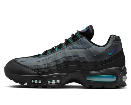 Men's Nike Air Max 95 Black Grape Shoes