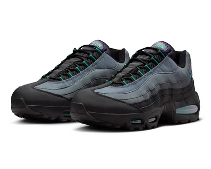 Men's Nike Air Max 95 Black Grape Shoes