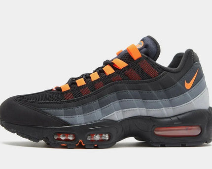 Men's Nike Air Max 95 Black Hyper Crimson Shoes