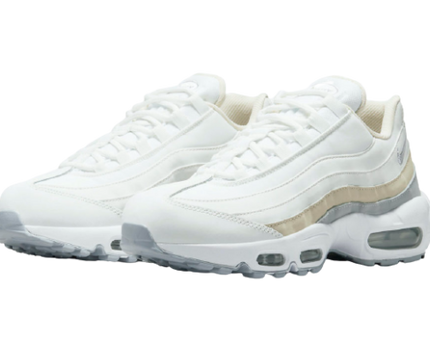 Men's  Nike Air Max 95 White Beige Grey Shoes