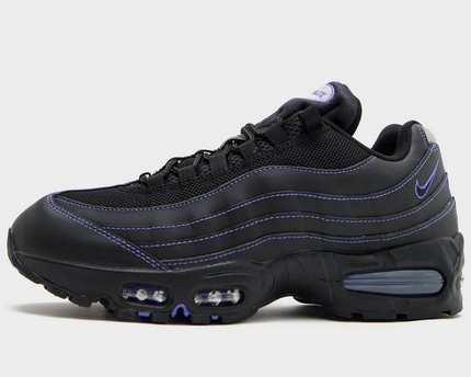 Men's Nike Air Max 95 Black Purple Shoes