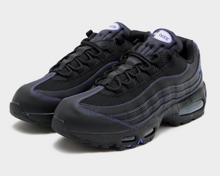 Men's Nike Air Max 95 Black Purple Shoes