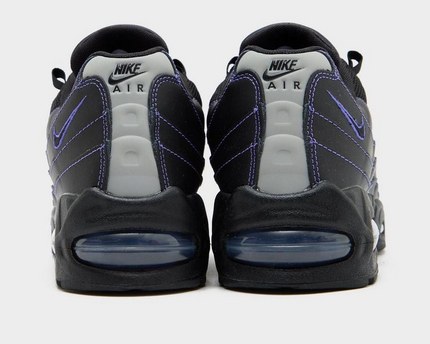 Men's Nike Air Max 95 Black Purple Shoes