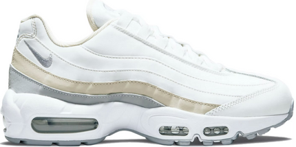 Men's  Nike Air Max 95 White Beige Grey Shoes