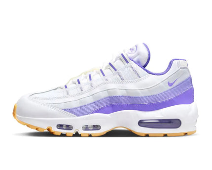 Men's  Nike Air Max 95 White Purple Gum Shoes