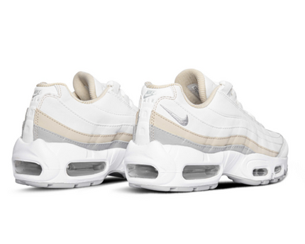 Men's  Nike Air Max 95 White Beige Grey Shoes