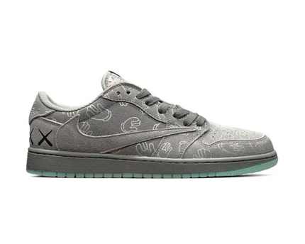 Men's Travis Scott x Air Jordan 1 Retro Low ‘ Cool Grey' Shoes