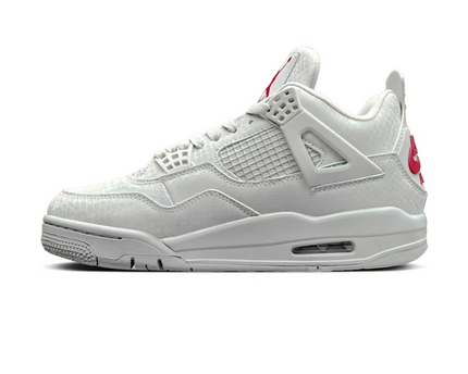Men's  Nigel Sylvester x AJ 4 White Grey Mamba Shoes