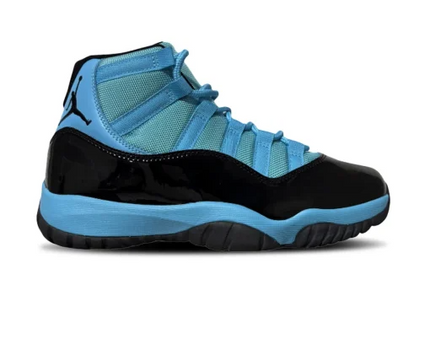 Men's Nike Air Jordan 11 Blue Black Shoes