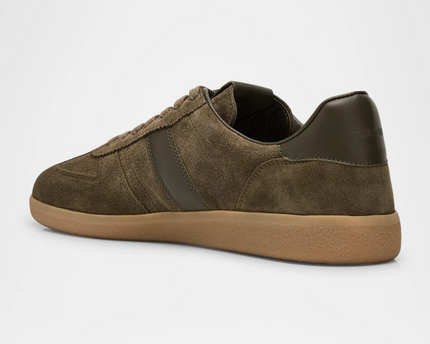 Men's Tom Ford  Archer Suede Olive Sneakers