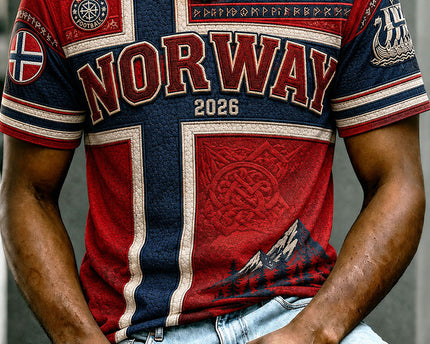 Norway FIFA World Cup 2026 T-Shirt Norway National Team FIFA WC Merch Soccer Fan Apparel Gifts