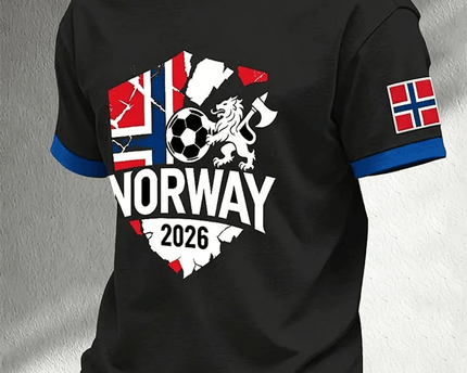 Norway FIFA World Cup 2026 T-Shirt Norway World Cup Team Apparel Presents For Soccer Players