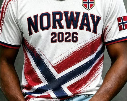 Norway FIFA World Cup 2026 T-Shirt Norway World Cup Team Clothes Gift For True Fans