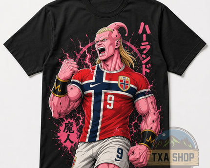 Erling Haaland Norway Majin Buu Parody T-Shirt
